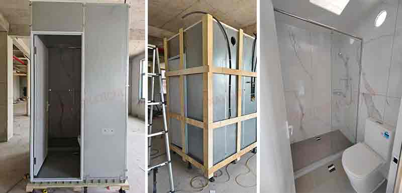 La fábrica Danyang presenta unidades prefabricadas de baño según el estándar australiano La fábrica Danyang presenta unidades prefabricadas de baño según el estándar australiano