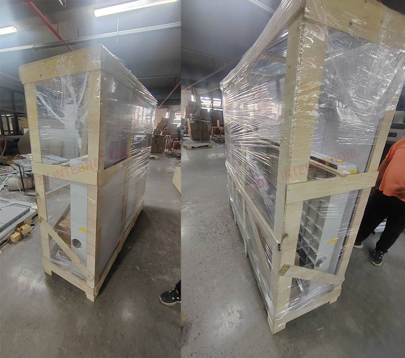 ¡Las unidades sanitarias modulares MTU1219 de la fábrica de Danyang ya han sido empaquetadas!