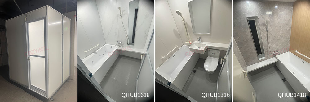 La fábrica Danyang lanza tres nuevas unidades prefabricadas de baño estilo japonés para proyectos residenciales nacionales e internacionales