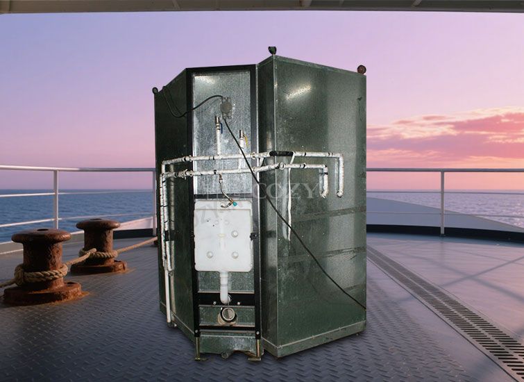 Unidad modular de baño para embarcaciones