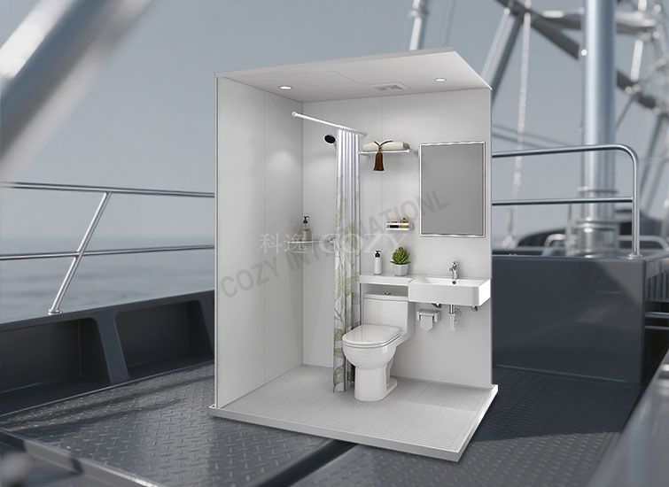 Módulos sanitarios marinos, baños para barcos y instalaciones sanitarias