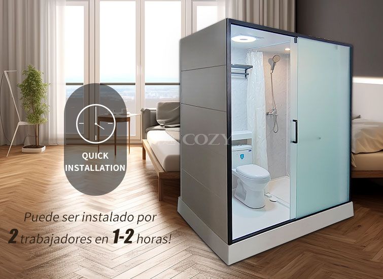 Unidad de baño preferente unidad de baño modular (MTU1219)