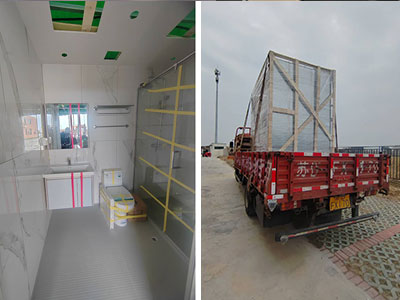 ¡Las nuevas unidades de baño prefabricado de cerámica han sido entregadas y enviadas!