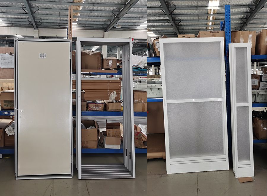 Puerta de baño ABS impermeable, fabricación china de puertas de baño