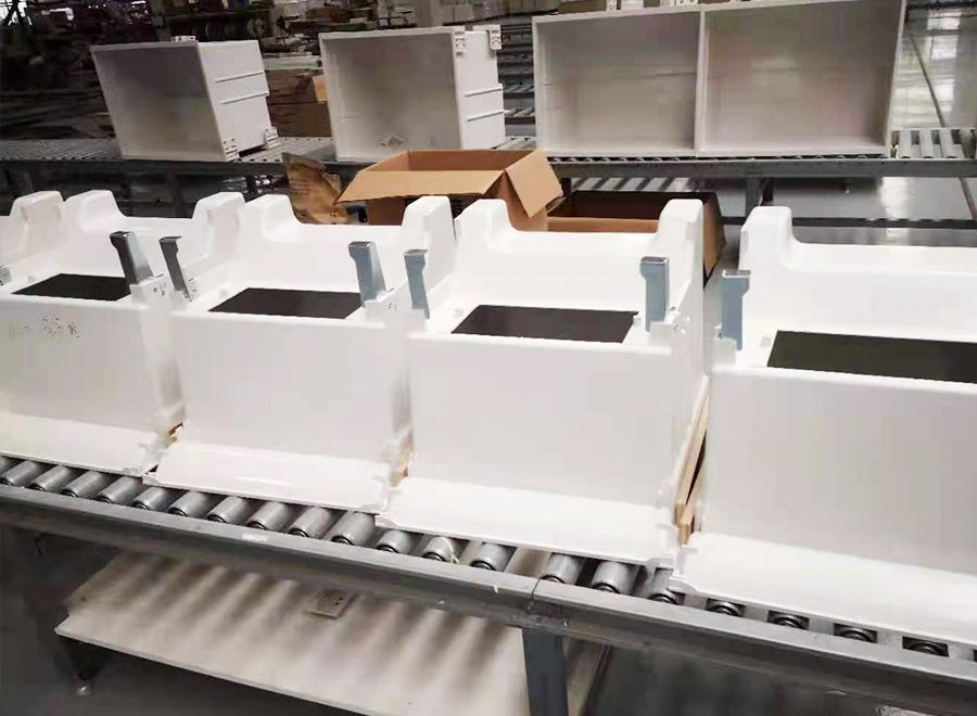 Armarios para hotel, armarios de baño listos para usar, tocador