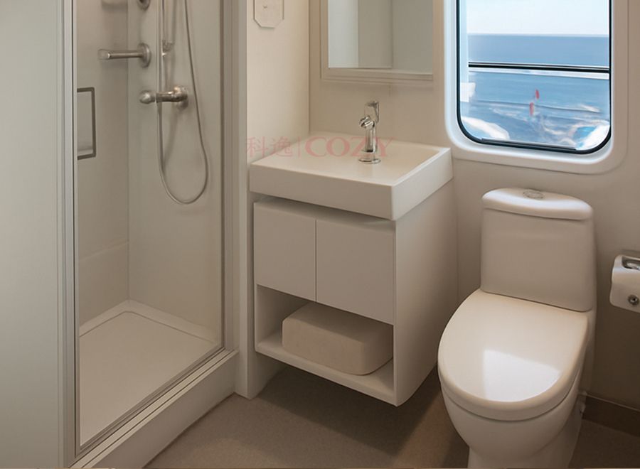 Unidades de baño, unidad prefabricada para baños en proyectos de buques cruceros
