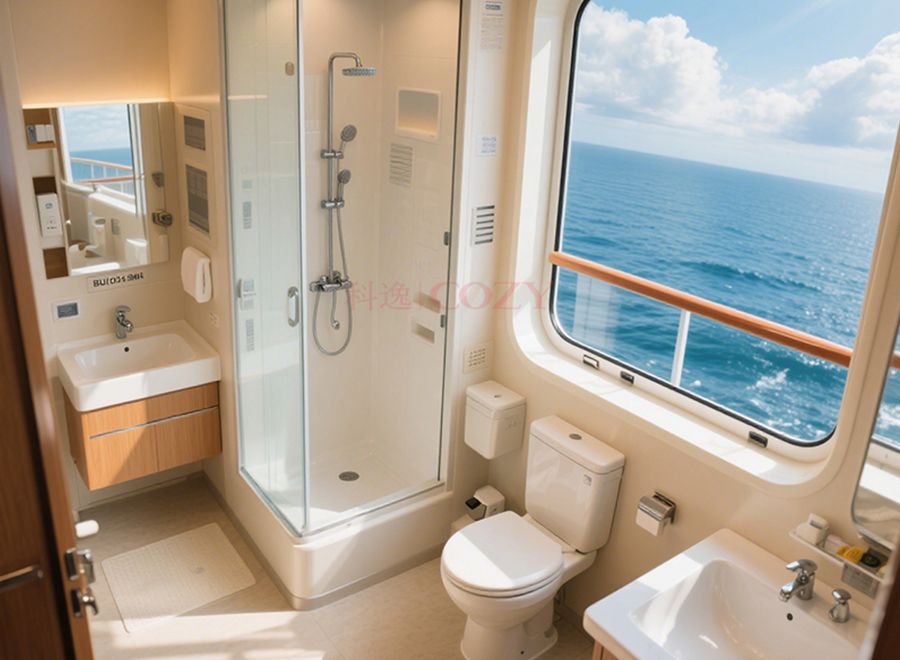 Unidades de baño, unidad prefabricada para baños en proyectos de buques cruceros