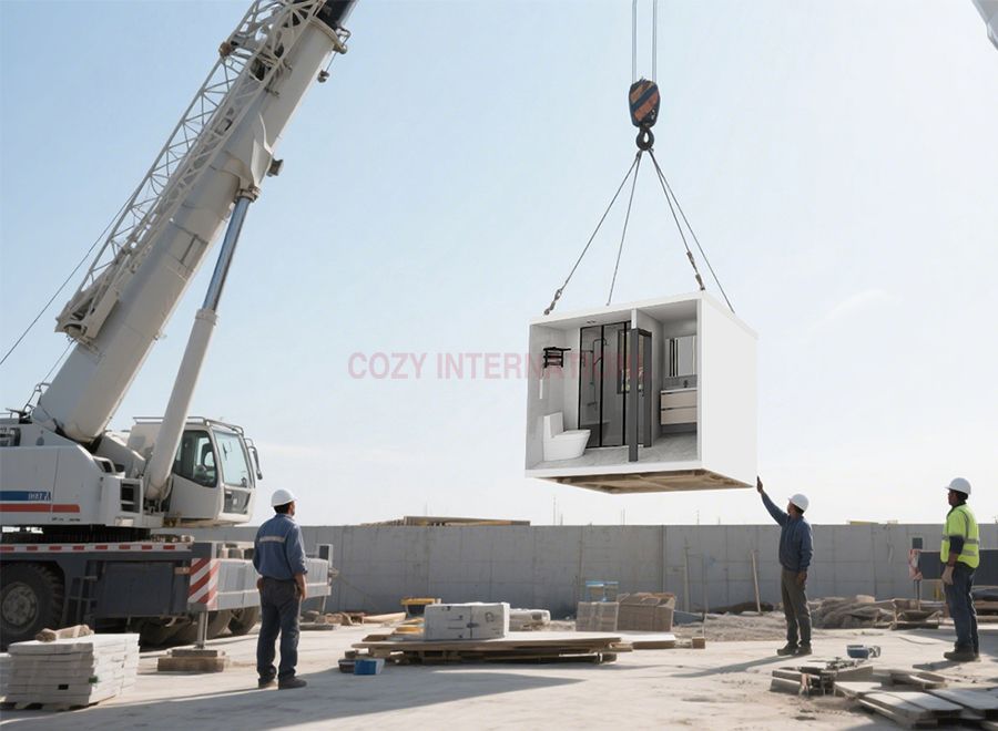 Bañera prefabricada impermeable eficaz, aplicable a proyectos de ingeniería