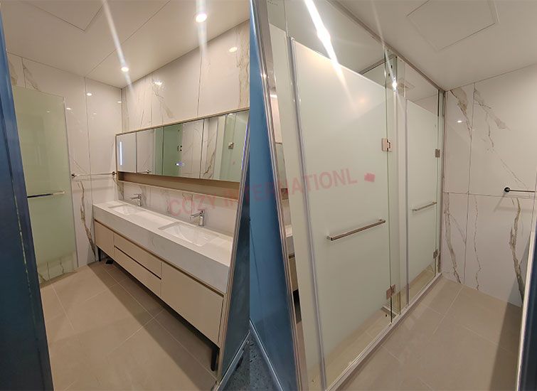 recipientes de baño con baldosas cerámicas según el estándar australiano (QUBP1826)