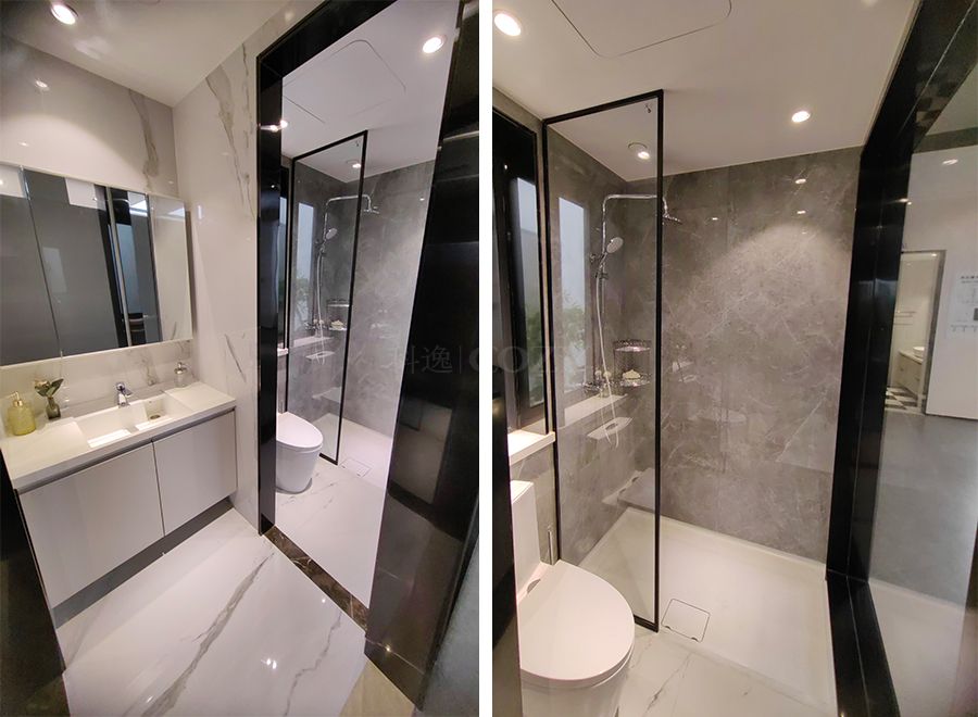 Bañera modular prefabricada de diseño de lujo integrado (BUX1418)