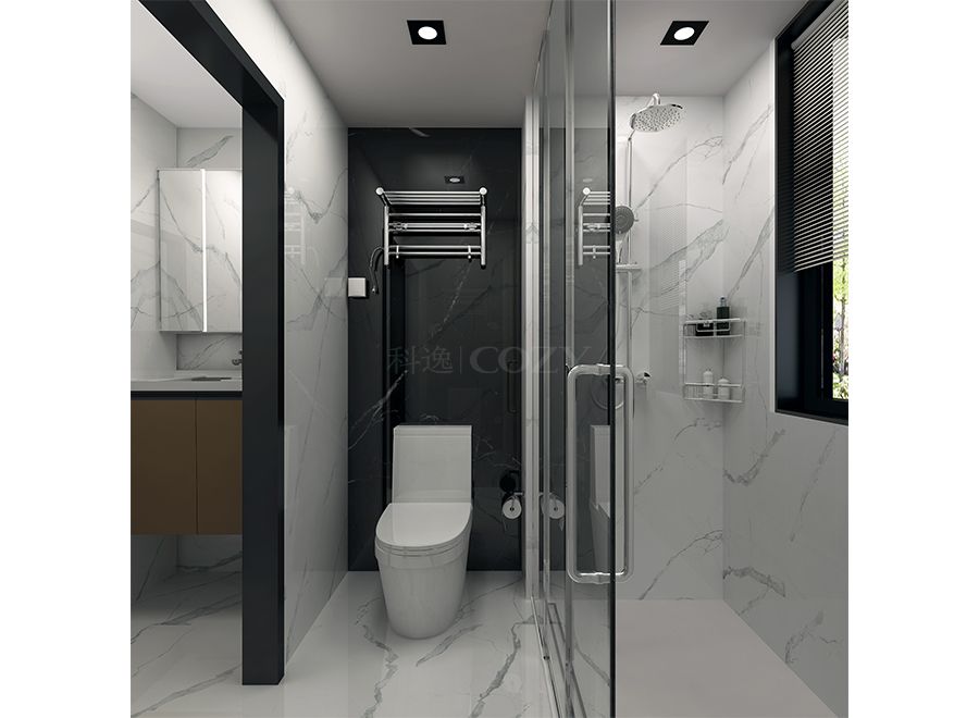 Unidades prefabricadas de baño con inodoro de buena calidad, fabricadas en China (BUX1518)