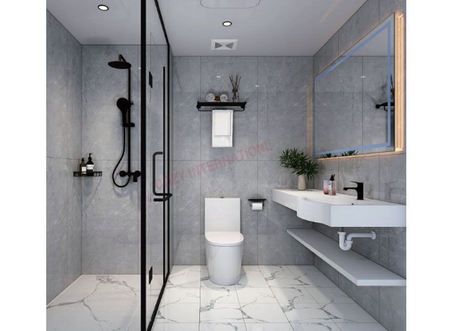 Unidad de baño prefabricada, unidad de baño lista para usar (BUX1524)