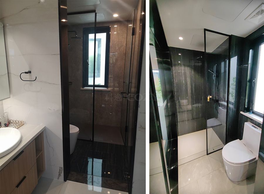 Baño de instalación rápida, unidad prefabricada integral (BUX1721)
