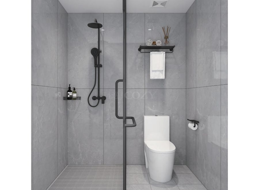 Baño modular prefabricado, unidad integral para baño (BUX1618)