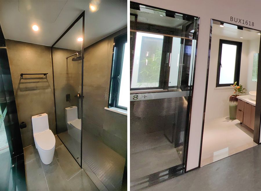 Baño modular prefabricado, unidad integral para baño (BUX1618)