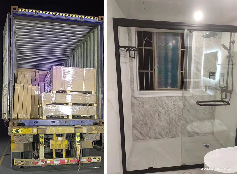 Unidad de baño prefabricada impermeable japonesa (BUH1216)