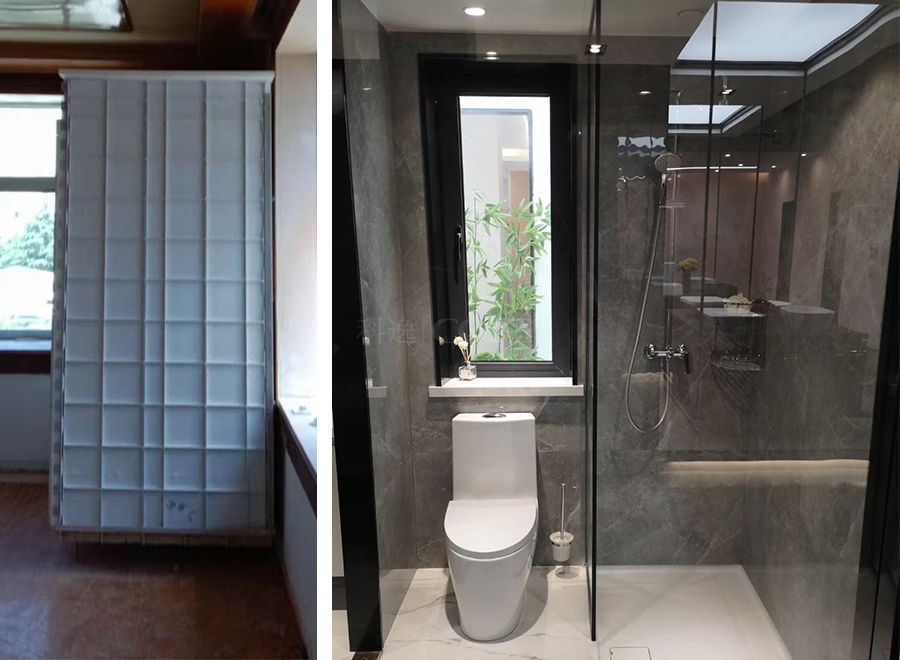 Unidad de baño prefabricada SMC con moldura, unidad completa para baño (BUH1216)