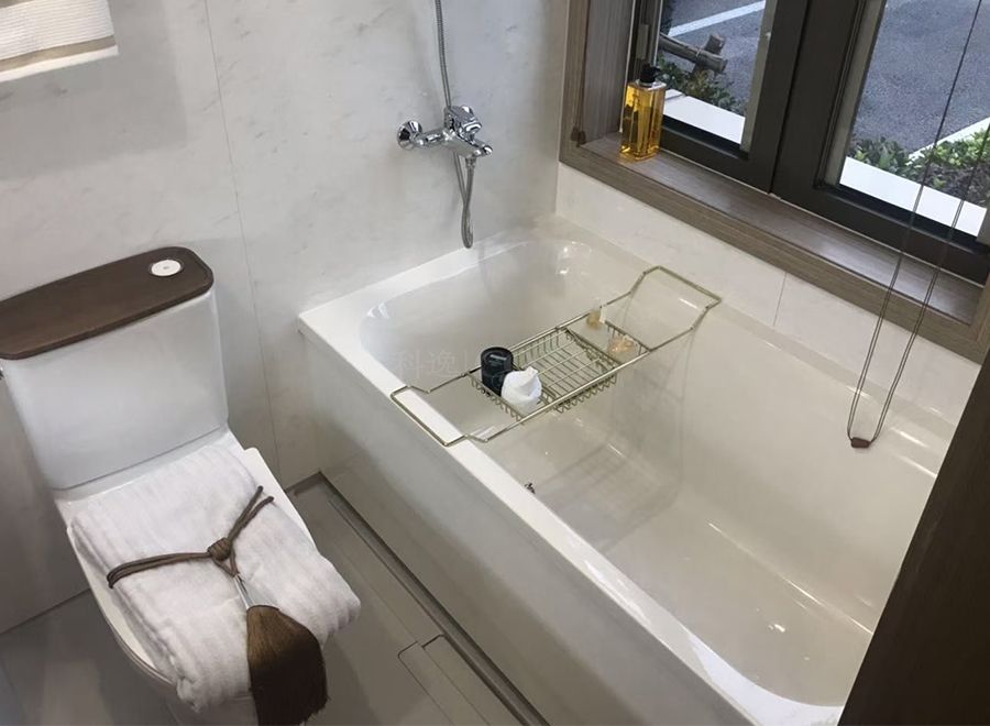 Unidades de baño prefabricadas con diseño único en estilo japonés (BUH1420)