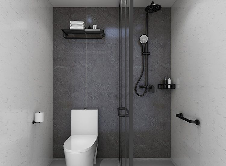 Unidad de baño prefabricada, unidad modular integral con inodoro y ducha (BUH1418)