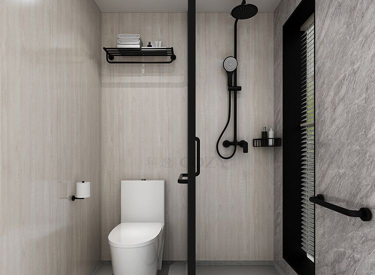 Venta caliente de unidades completas prefabricadas para baño, inodoro prefabricado para hoteles (BUH1416)