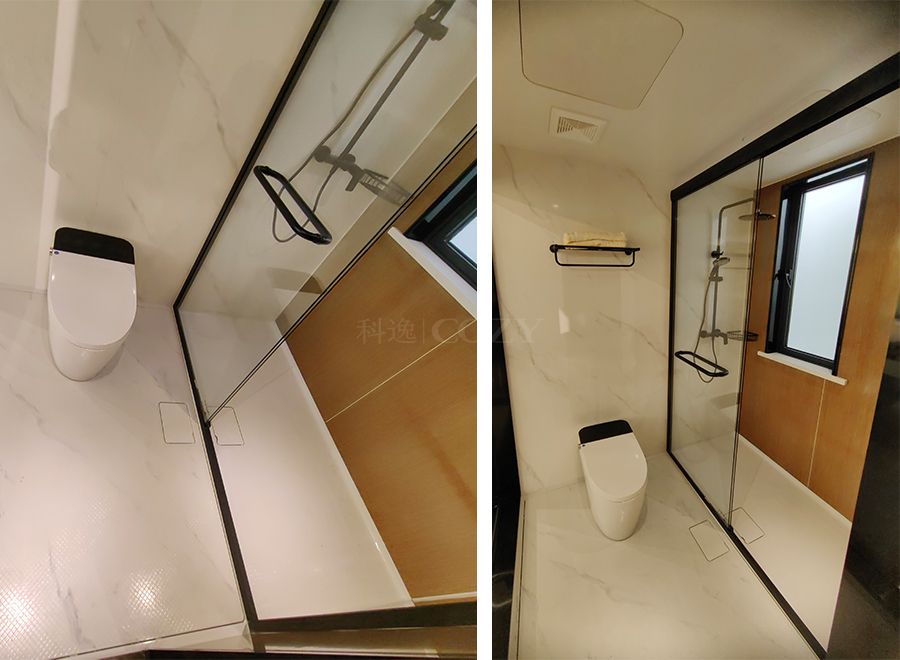 Baño impermeable de moda, unidad completa, cubeta para baño japonesa, prefabricada (BUH1620)