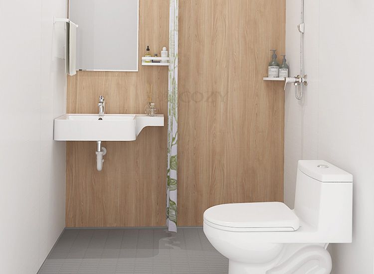 Unidad de baño prefabricada en paquete plano (BUL1416)