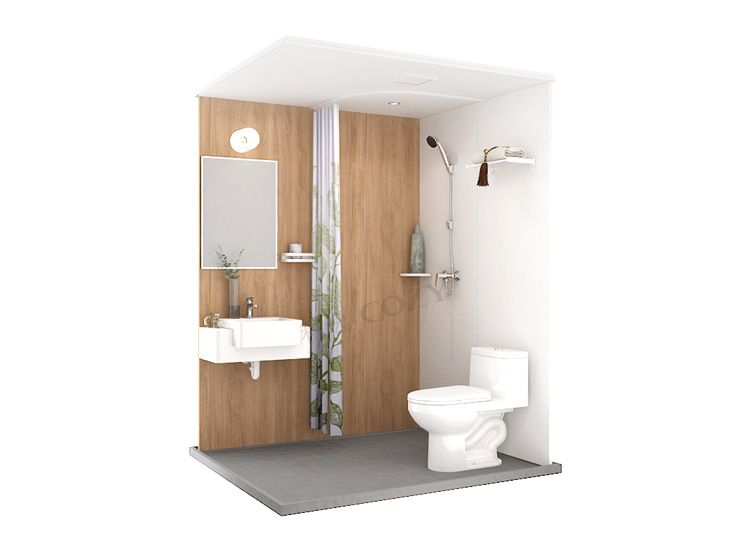 Unidad de baño prefabricada en paquete plano (BUL1416)