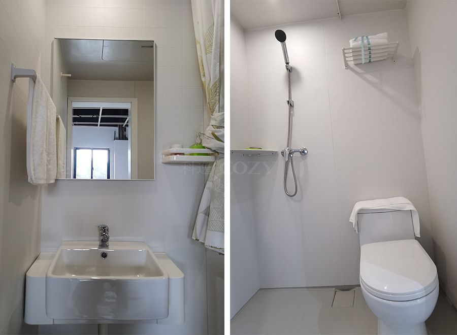 Unidad de baño prefabricada en paquete plano (BUL1416)