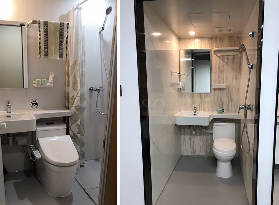 baño prefabricado, unidad de baño prefabricada y unidades de baño prefabricadas (BUL1020)