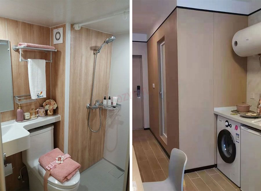 Inodoro prefabricado para baño, unidades de baño prefabricadas (BUL1220)