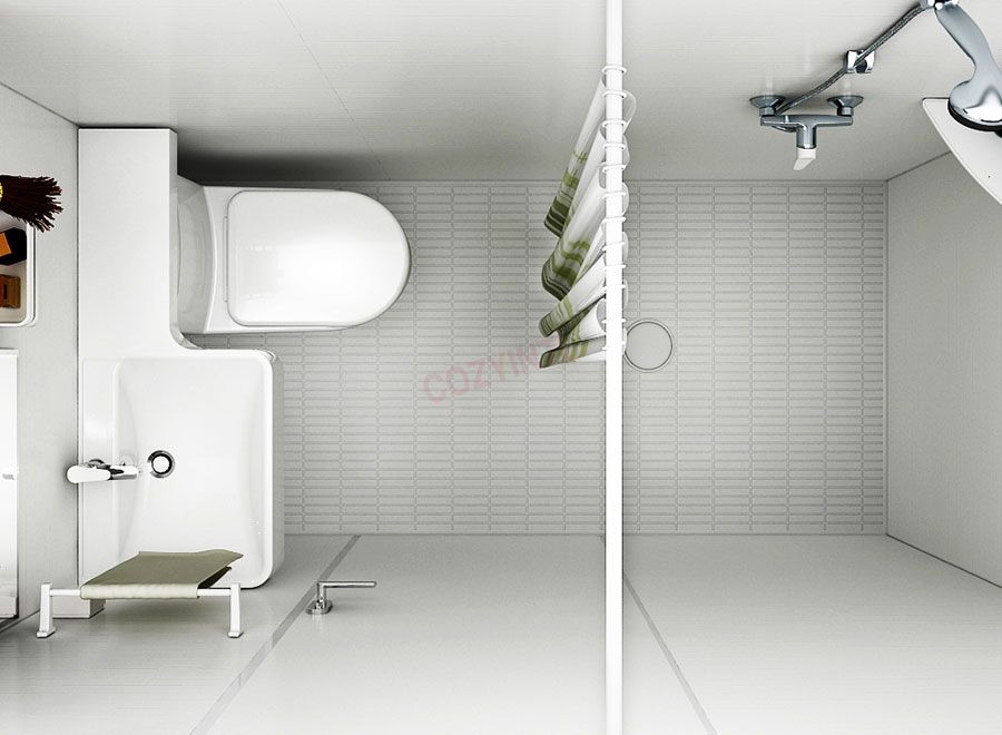 baño prefabricado, unidad de baño prefabricada y unidades de baño prefabricadas (BUL1020)