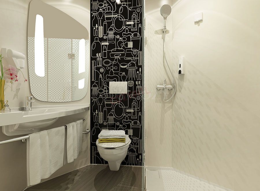Unidad de baño prefabricada, unidad integral para baño (BUL1720-yihe)