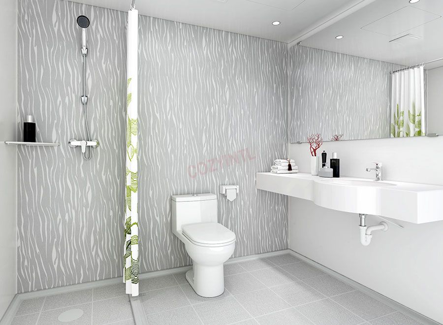 Bañeras prefabricadas de diseño sencillo con unidades modulares para inodoro en contenedor (BUL1624)