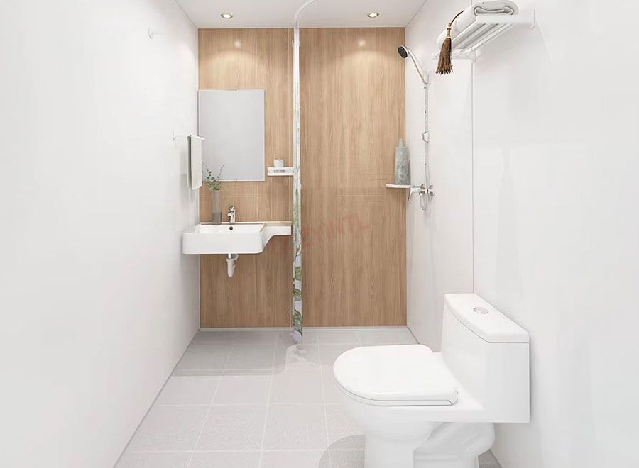 Baño modular prefabricado de alta gama, unidad integral para baño (BUL1616)