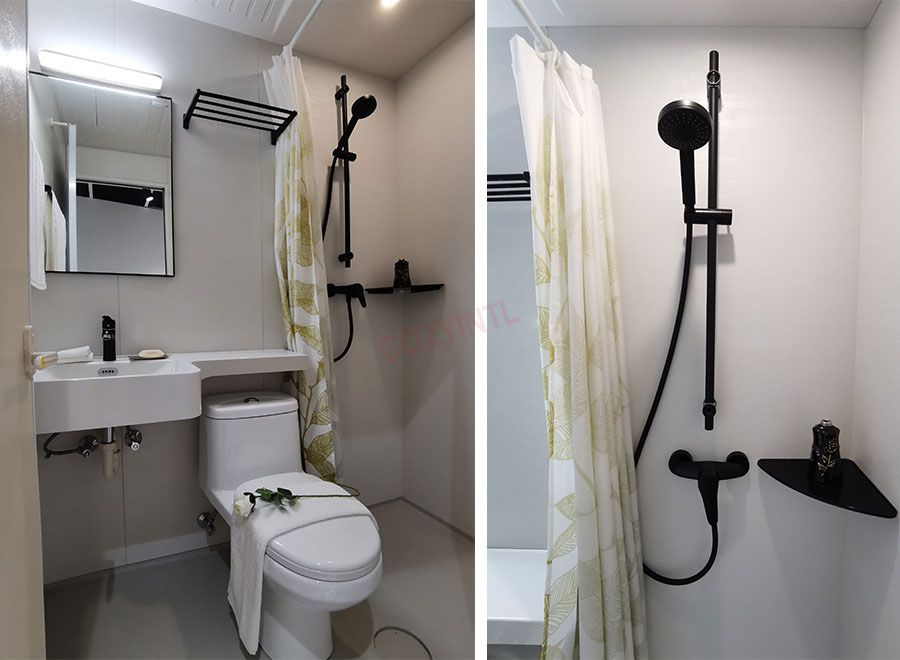 Unidades de baño prefabricadas y cabinas de baño integradas (BUL1217)