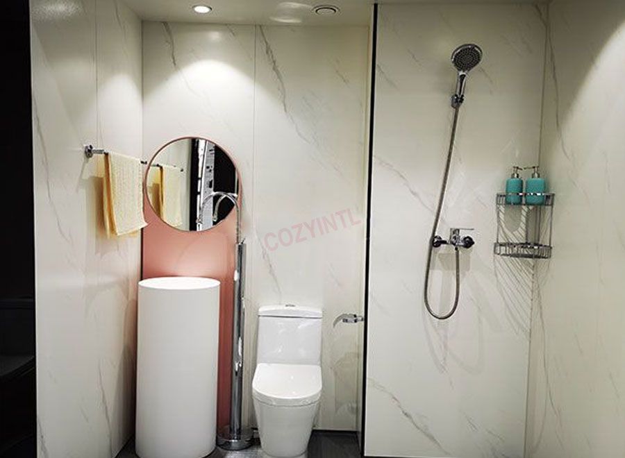 Sistema completo de baños SMC, inodoros prefabricados para hoteles (BUE1220)