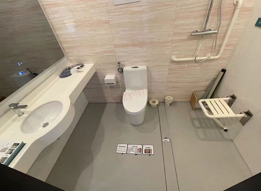 Unidad de baño prefabricada SMC, baño completo con ducha (BUN1622)