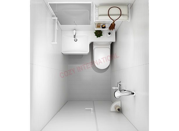 Instalación sencilla de unidades prefabricadas para baños integrados en hoteles