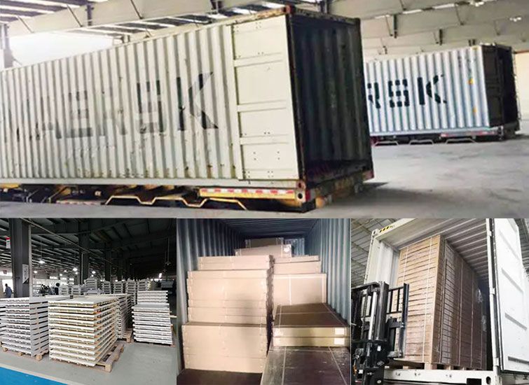 Reconstrucción y remodelación de duchas de lujo con panel montado para salas de ducha