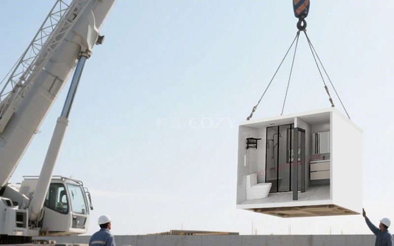 Contenedores de inodoro modulares contenedores de baño portátiles