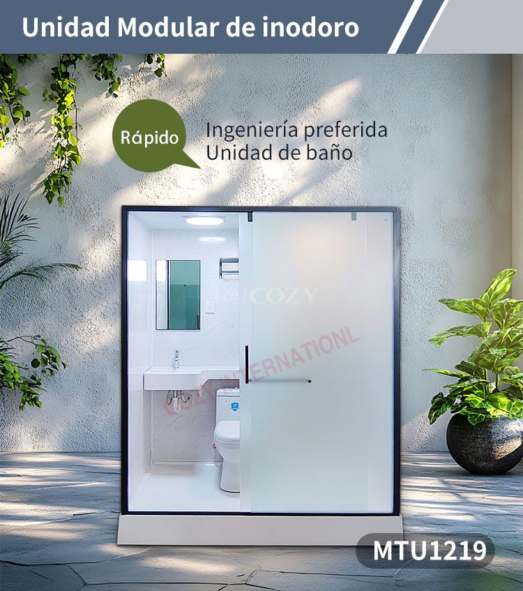 Unidad de baño preferente unidad de baño modular (MTU1219)
