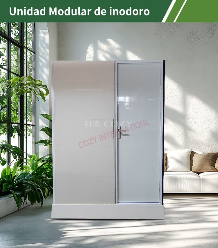 Modular todo en un baño inodoro para hoteles (MTU1217)