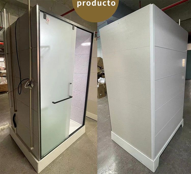 Toaleta modular de alta calidad impermeable para baño con suelo moldeado en SMC