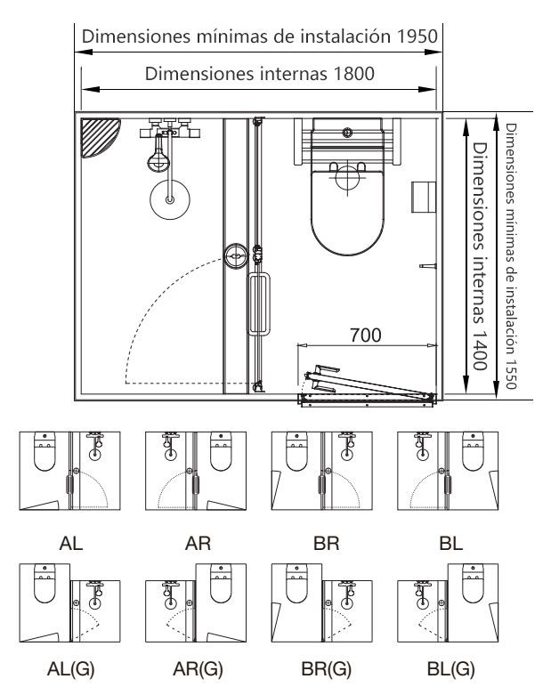 Bañera modular prefabricada de diseño de lujo integrado (BUX1418)