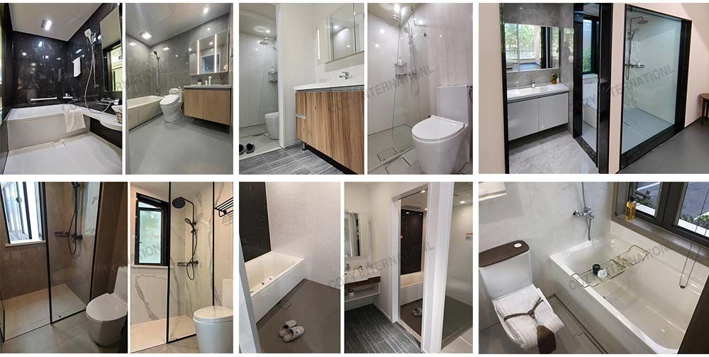 Unidad de baño prefabricada impermeable japonesa (BUH1216)