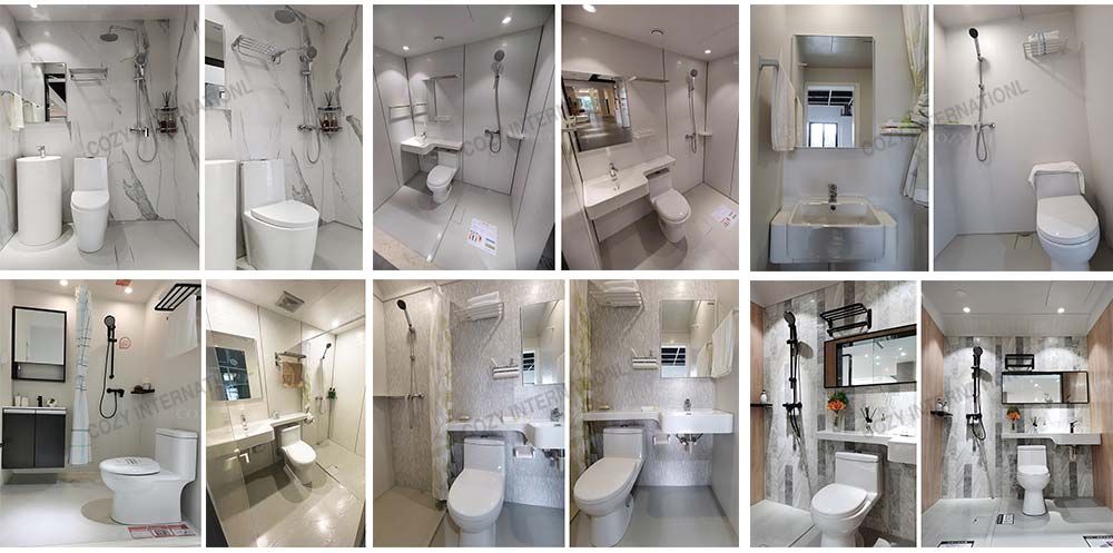Instalación sencilla de unidades prefabricadas para baños integrados en hoteles