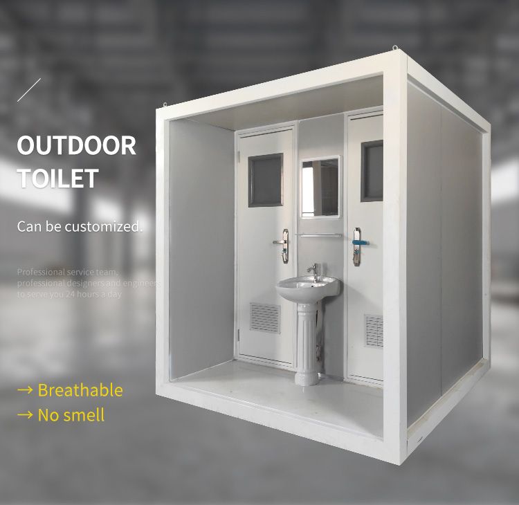 Baño móvil fábrica, baño público, inodoro personalizado portátil, inodoros al aire libre para venta
